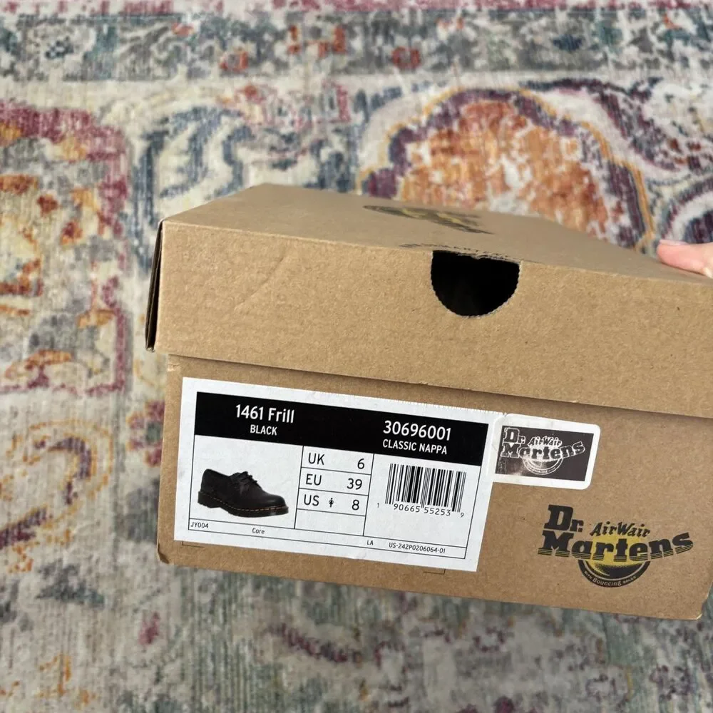 Dr. Martens 1461 Frill Nappa Oxford Shoes